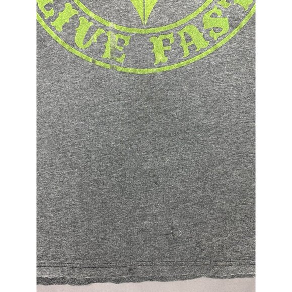 Affliction Y2K Live Fast MMA UFC Sport Grey Fade Shirt Wrestling Hype Streetwear - Picture 9 of 16